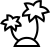 Punta Cana taxiboat tour operator logo with speedboat and tropical stars icon