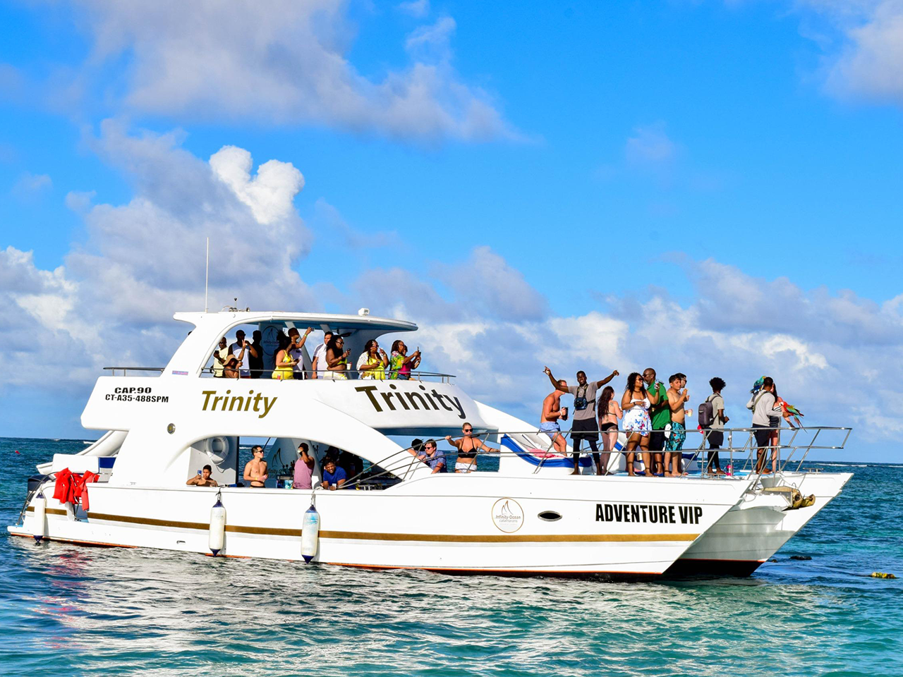 Punta Cana Party Boat excursion with music and Caribbean views
