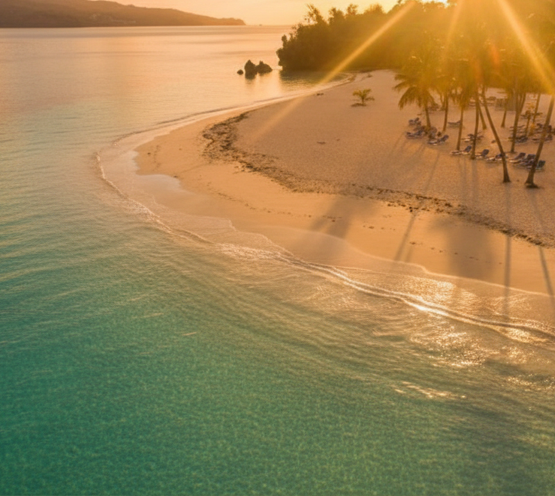 Scenic boat excursion background in Punta Cana - Taxi Boat Punta Cana