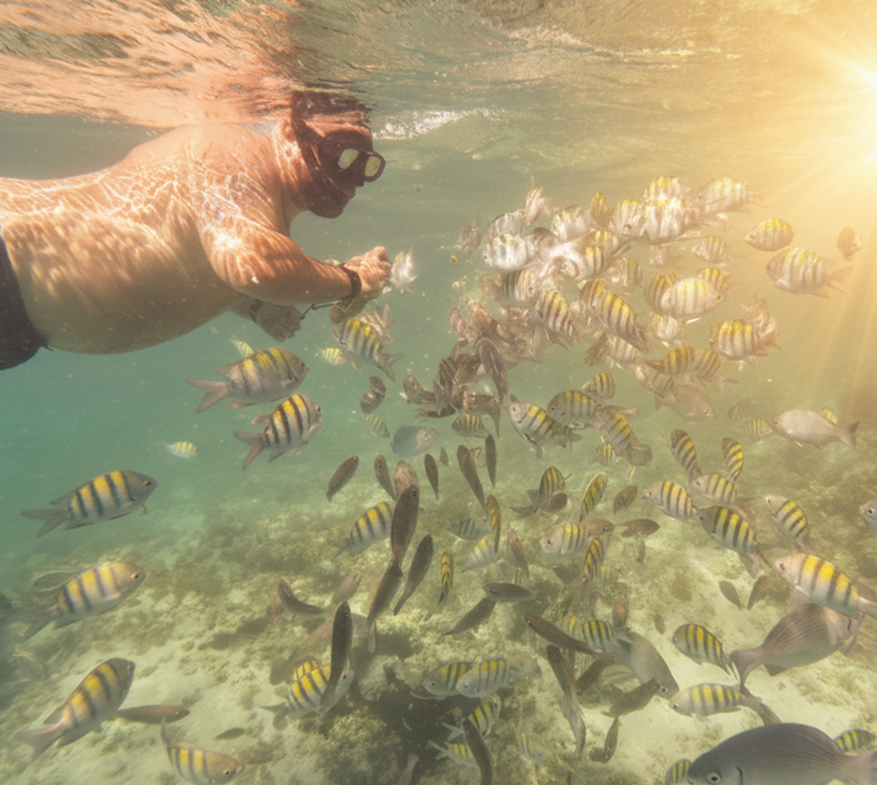 Underwater snorkeling tour in Punta Cana - Explore coral reefs and tropical fish - Taxi Boat Punta Cana