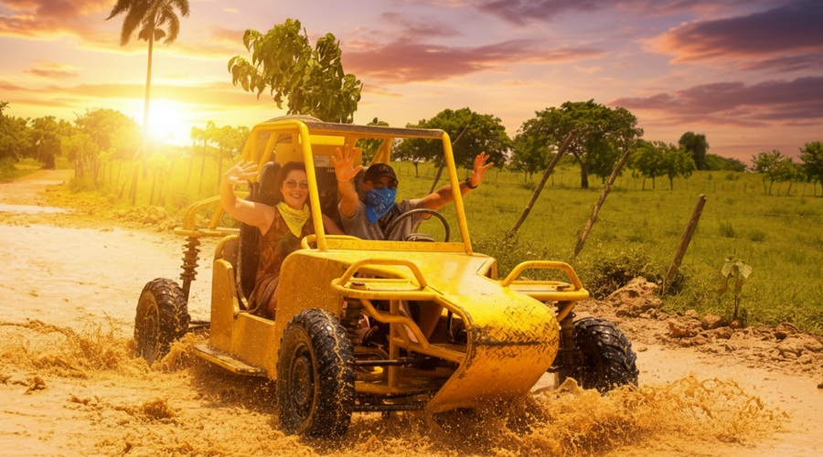 Off-road Dune Buggy adventure in Punta Cana - Mud and fun excursion - Taxi Boat Punta Cana